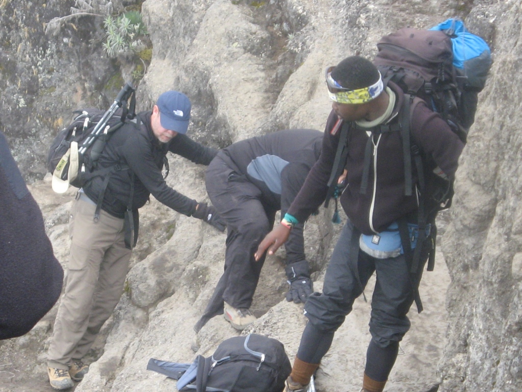 Climbing the Great Barranco Wall